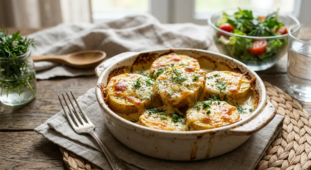 Картофель с сыром