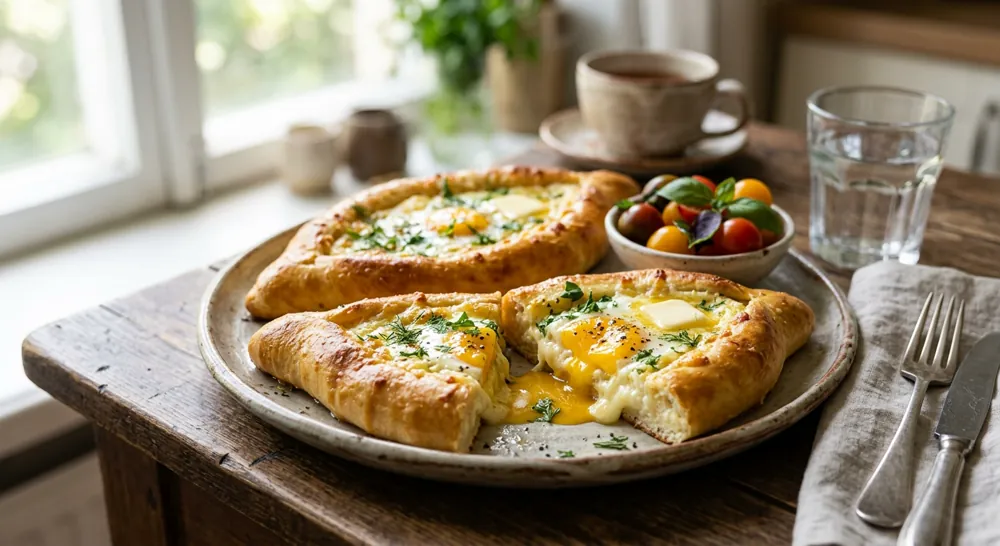 Лодочки с творогом и сыром